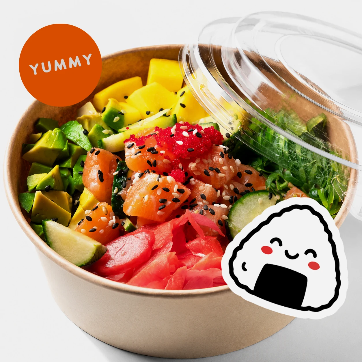 Fresh restaurant lunch bowl ordered through Buy My Lunch